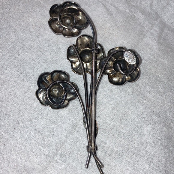 23 grams 925 RARE Danecraft silver large brooch - Picture 2 of 4